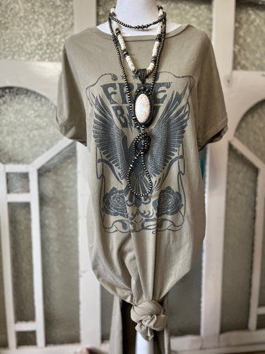 Free Bird T-shirt Dress