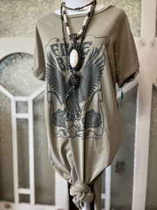 Free Bird T-shirt Dress