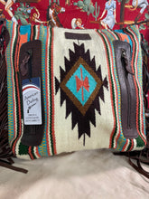 Load image into Gallery viewer, Large Crossbody Blanket, Tooled Strap.  Concealed Carry